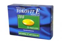 Tokovit E natural 100 mg 30 kapsułki miękkie/witaminy/skóra